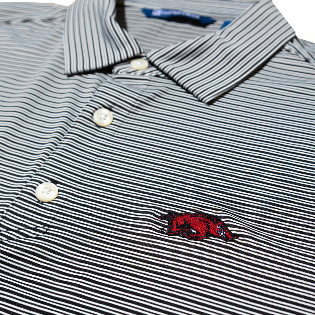 Mini Tusk Double Stripe Polo