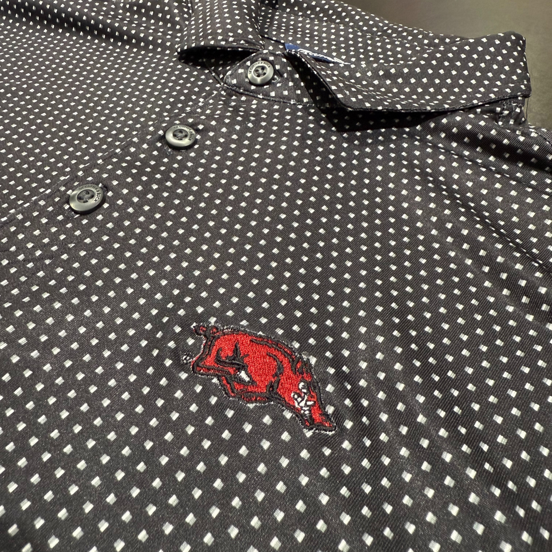 Mini Tusk Shadow Check Polo