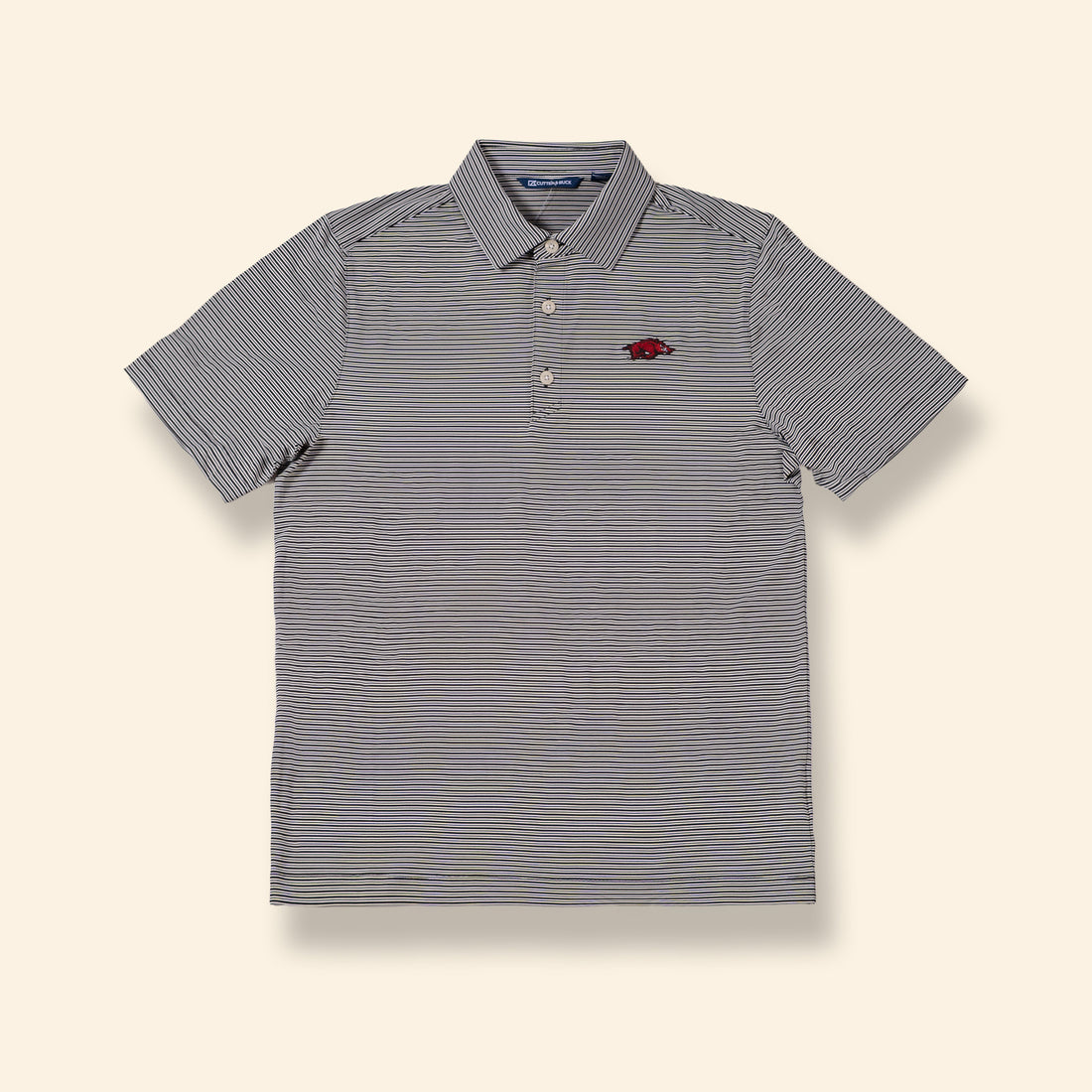 Mini Tusk Double Stripe Polo