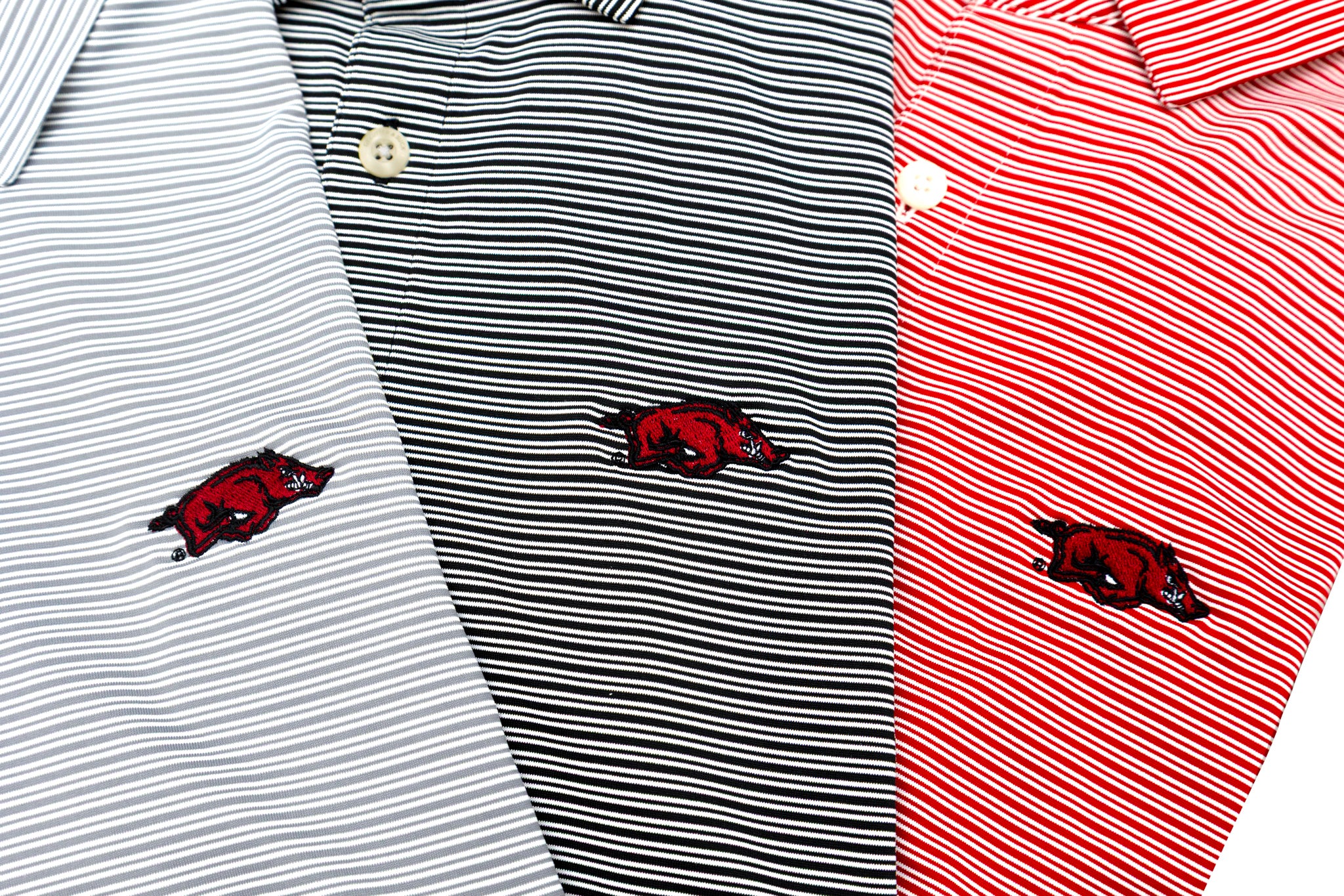 Mini Tusk Double Stripe Polo