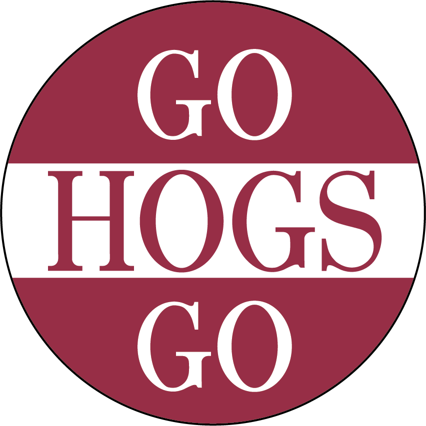 3" Razorback Game Day Button