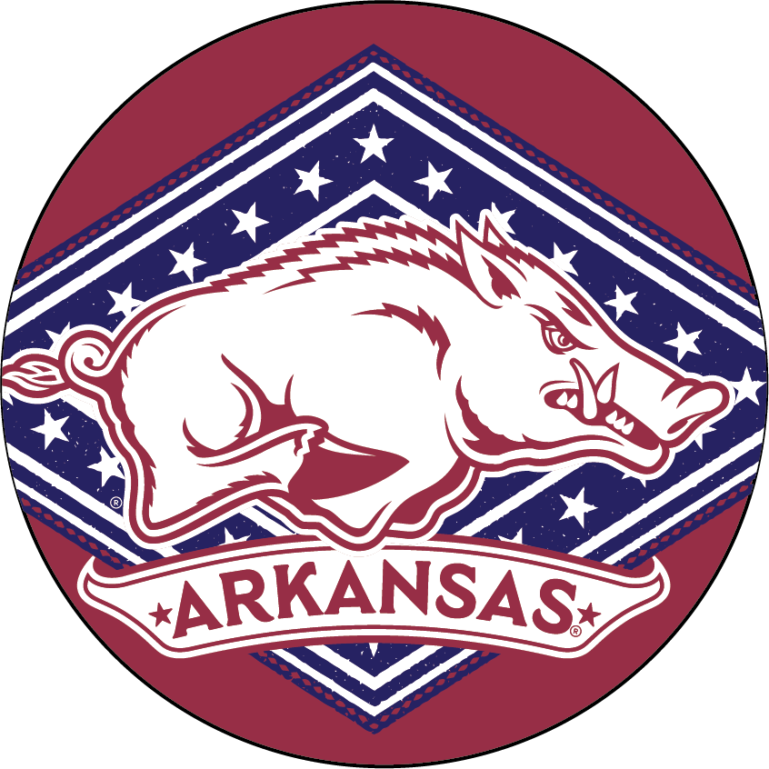 3" Razorback Game Day Button